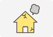 老朽化した建物のイメージ