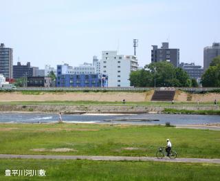 豊平川河川敷